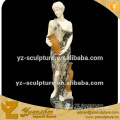 outdoor decoration stone figure sculpture of nice lady for sale